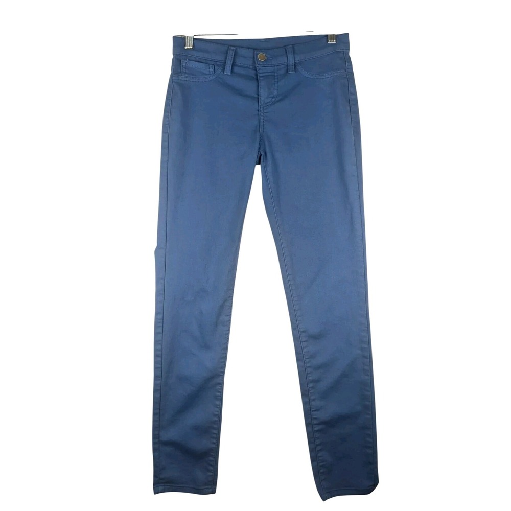 Free People Skinny Jeans Womens 27 Blue Stretch Mid Rise Francesca's Birdcage
